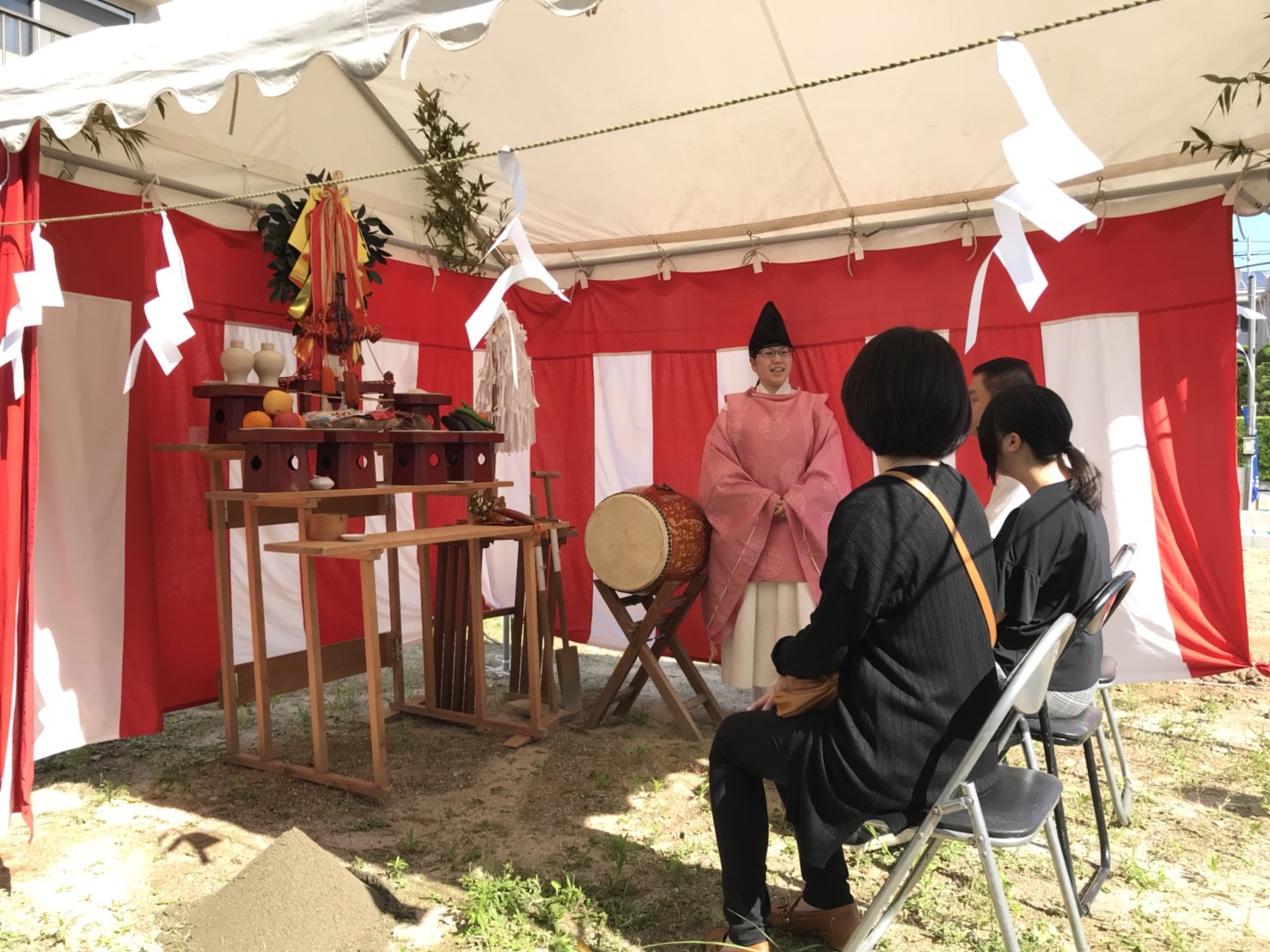 y様邸 広島 安佐南区 祝 地鎮祭 イシンホーム広島 広島 福山で新築 注文住宅ならイシンホーム 標準装備でウイルス対策のある家